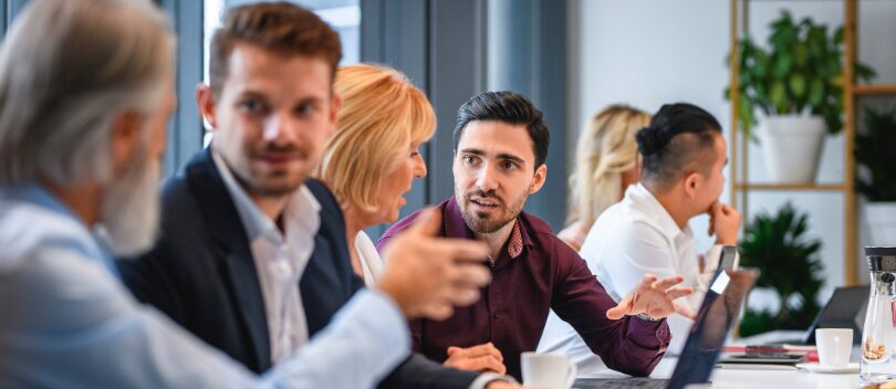 Group of directors strategising for 2025