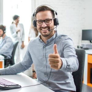 A member of the Stellar support team helping a customer use board management software